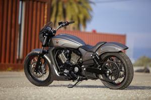Victory Motorcycles revealed the final installment in their 1200cc concept series, the "Combustion", at the International Motorcycle Show in New York City.