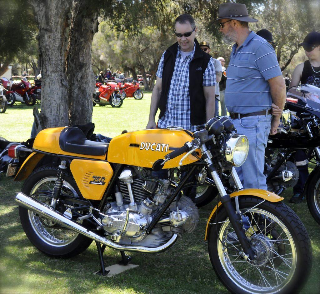CAPTION: Another beautiful 750 Sport, this one a 1974 model.
