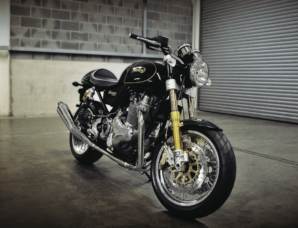 CAPTION: The Commando 961 Sport is our favourite from the Norton line-up. 
